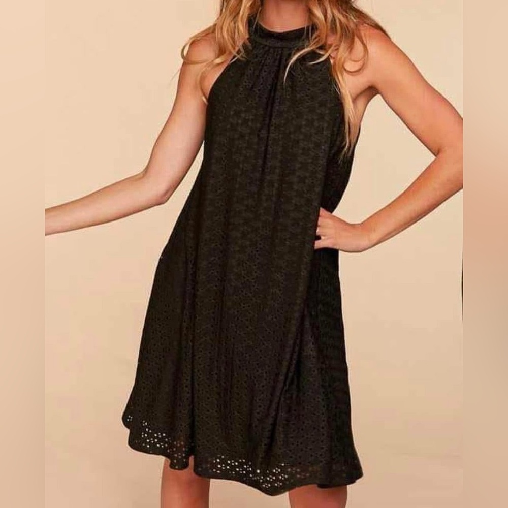 Black Halter Dress